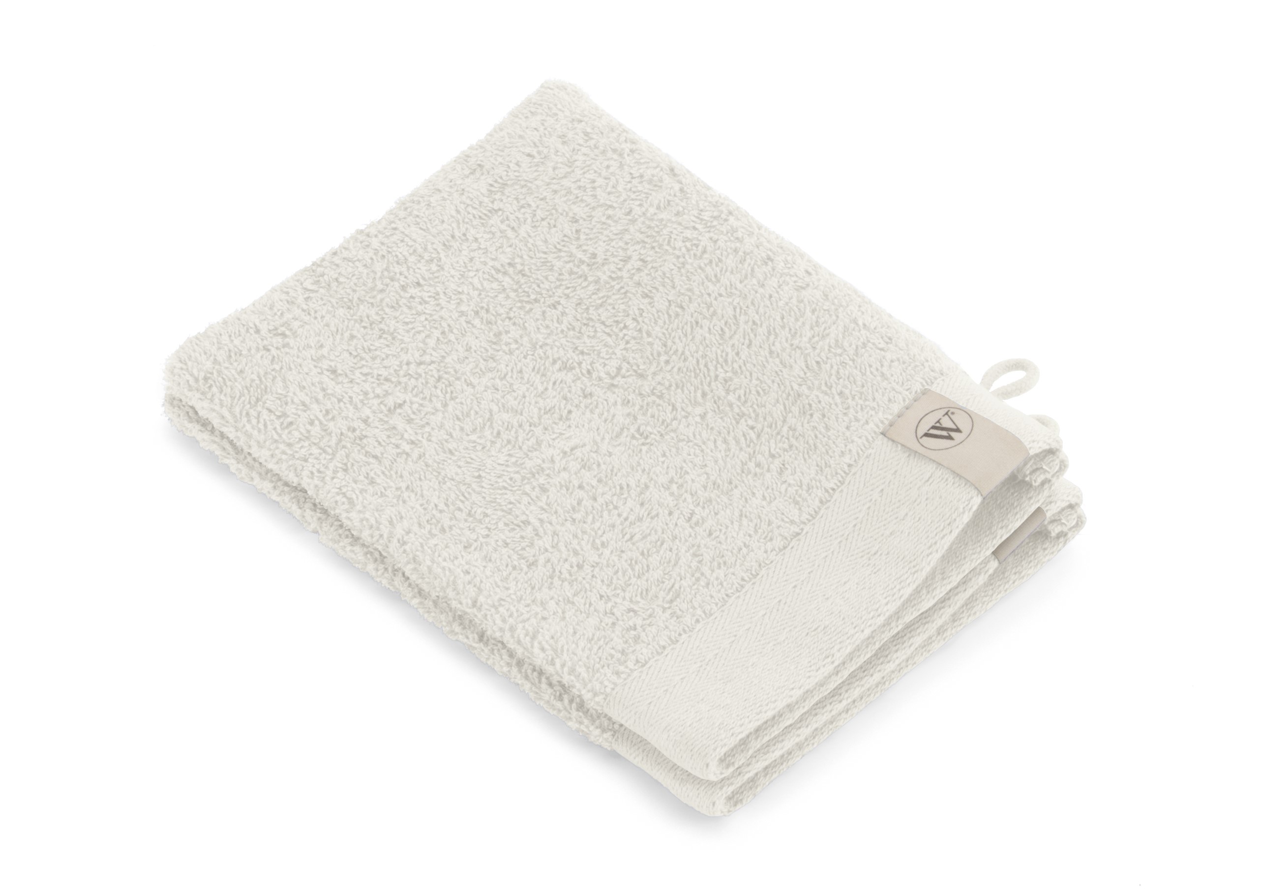 WALRA Washand Soft Cotton Kiezel Grijs - 2x 16x21 cm