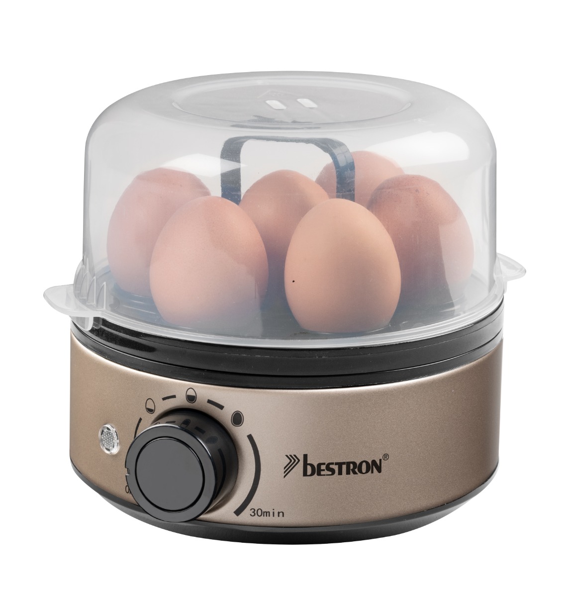Bestron - Eierkoker - voor 7 Eieren - 350W - Satin