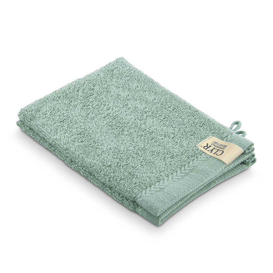CLYR Washand Tidy Towels Highlands Green 2x 16x21
