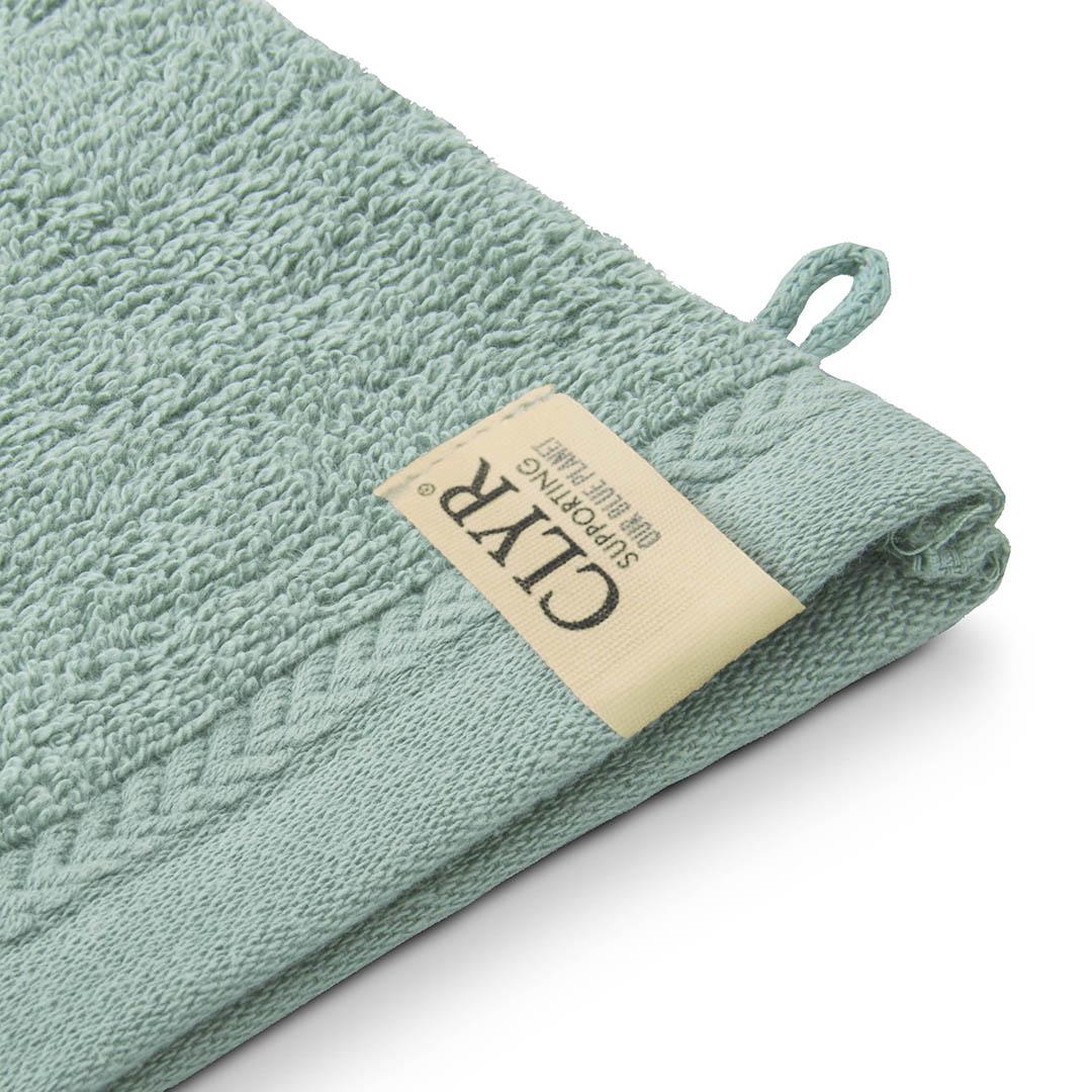 CLYR Washand Tidy Towels Highlands Green 2x 16x21
