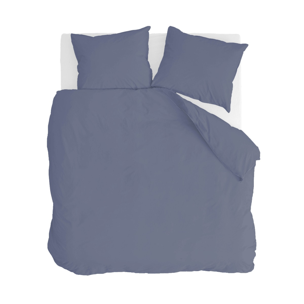 WALRA Dekbedovertrek Vintage Cotton Blauw - 200x220 cm